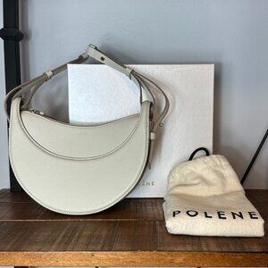 Polene Numero Dix Handbag in Chalk